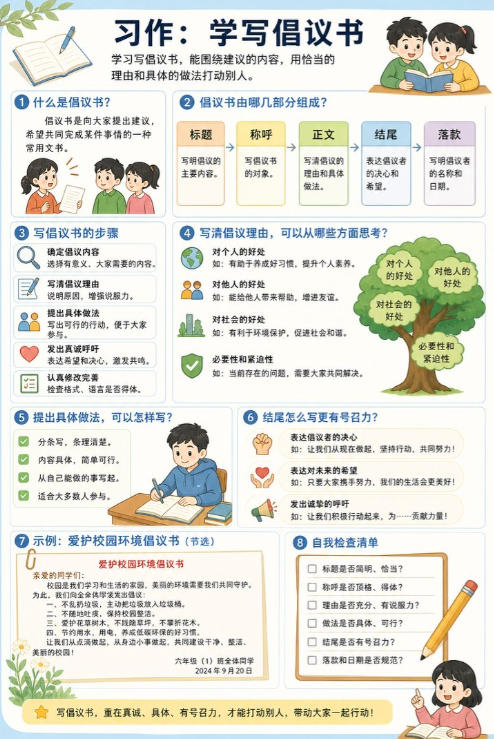 习作:学写倡议书--超彩高清版本