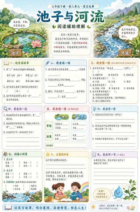 池子与河流--超彩高清版本