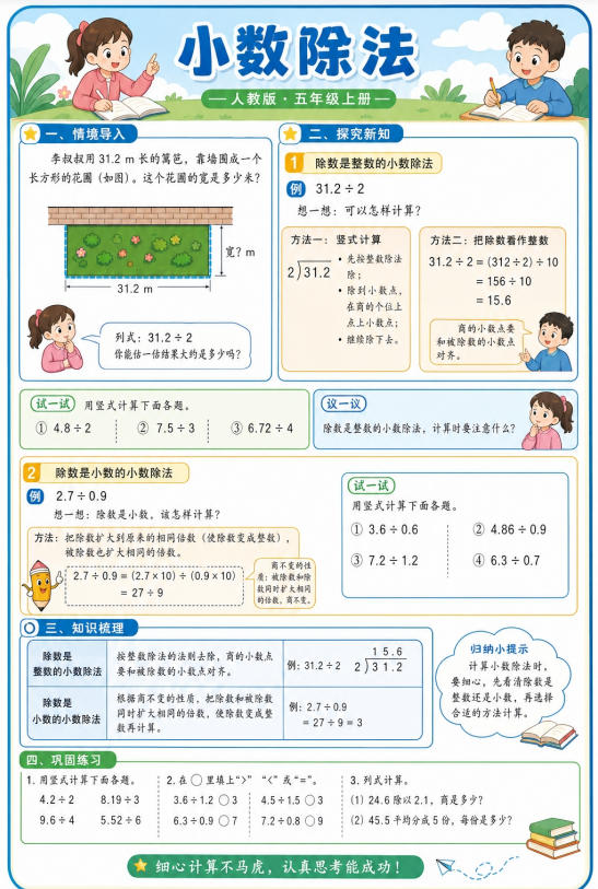 小数除法--超彩高清版本