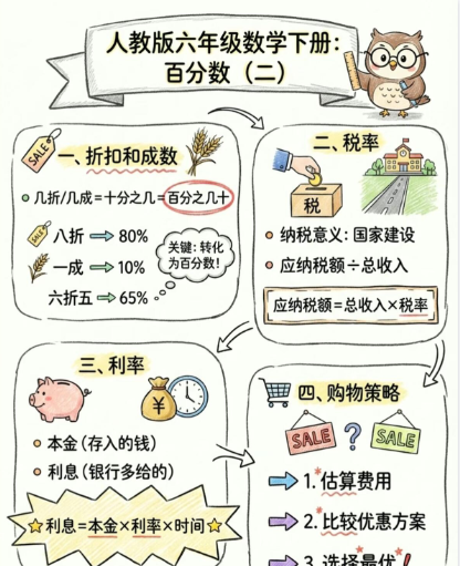 【2026春新版】六年级下册百分数【高彩板】