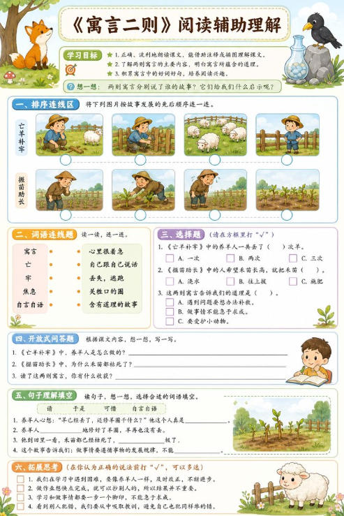 寓言二则--超彩高清版本