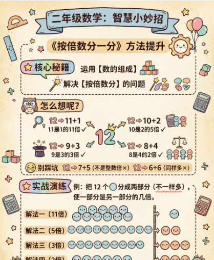 【2026春】二年级数学《数量间的乘除关系》方法提升之一