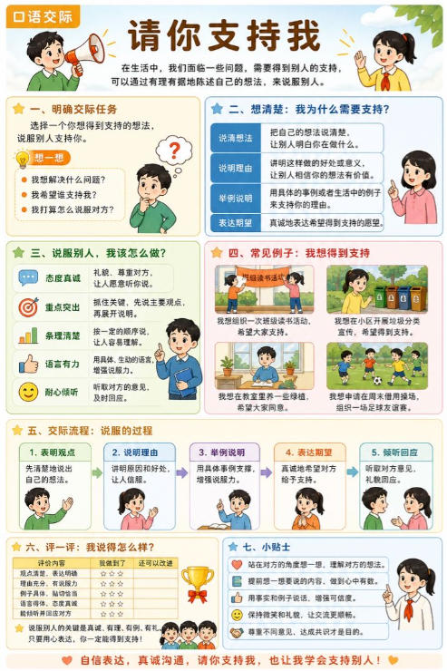 口语交际:请你支持我--超彩高清版本