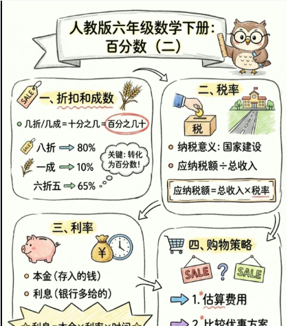 【2026春新版】六年级下册百分数【高彩板】