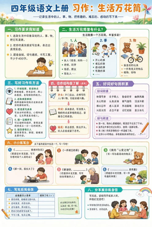 习作：生活万花筒--超彩高清版本