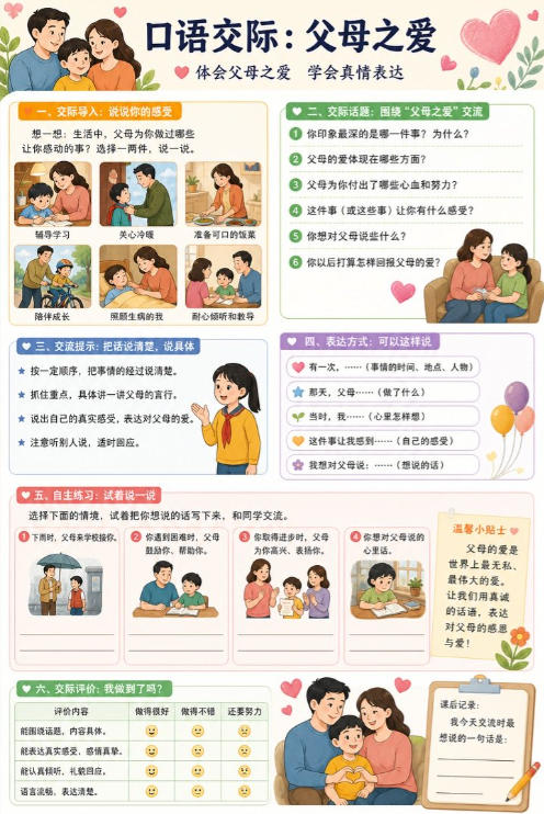 口语交际:父母之爱--超彩高清版本